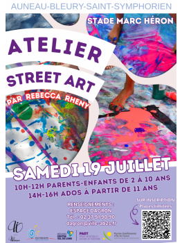Ateliers Street Art - Samedi 19 juillet