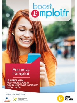 Forum Boost emploi - Mardi 14 mai de 13h30 à 16h30 au Foyer culturel