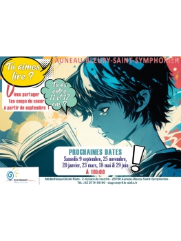 Le club lecture ados revient à partir du samedi 9 septembre