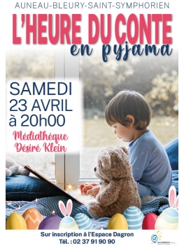 L'Heure du Conte en pyjama - Samedi 23 avril à 20h00