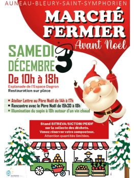 Marché fermier et de créateurs avant Noël - Samedi 3 déembre