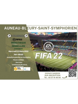 TOURNOI FIFA - Mercredi 27 octobre à 14h00