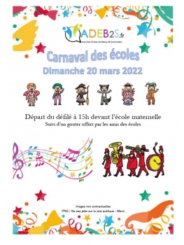Carnaval des écoles - Dimanche 20 mars 2022