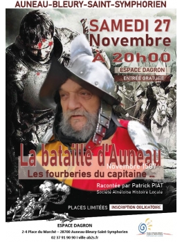 Conférence sur la Bataille d'Auneau le samedi 27 novembre