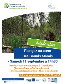 Plongez au coeur des Grands Marais - Samedi 11 septembre à 14h30 !
