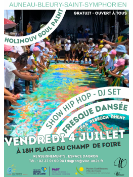 Holimouv soul paint ou Fresque Dansée Participative - Vendredi 4 juillet à 18h